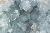 Sky Blue Celestine (Celestite) Crystal Cluster - Madagascar #133758-1